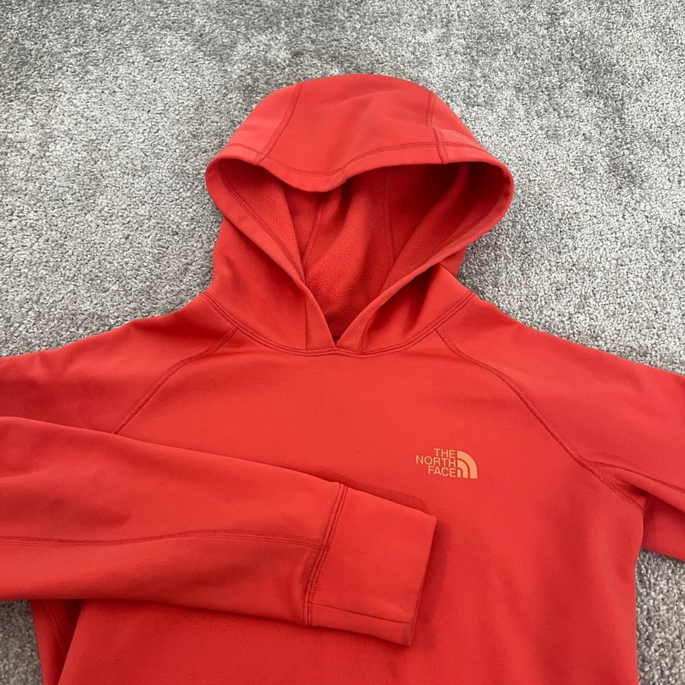 North Face Hoodie Womens Small Soft Shell Fleece Interior Sweatshirt Pullover